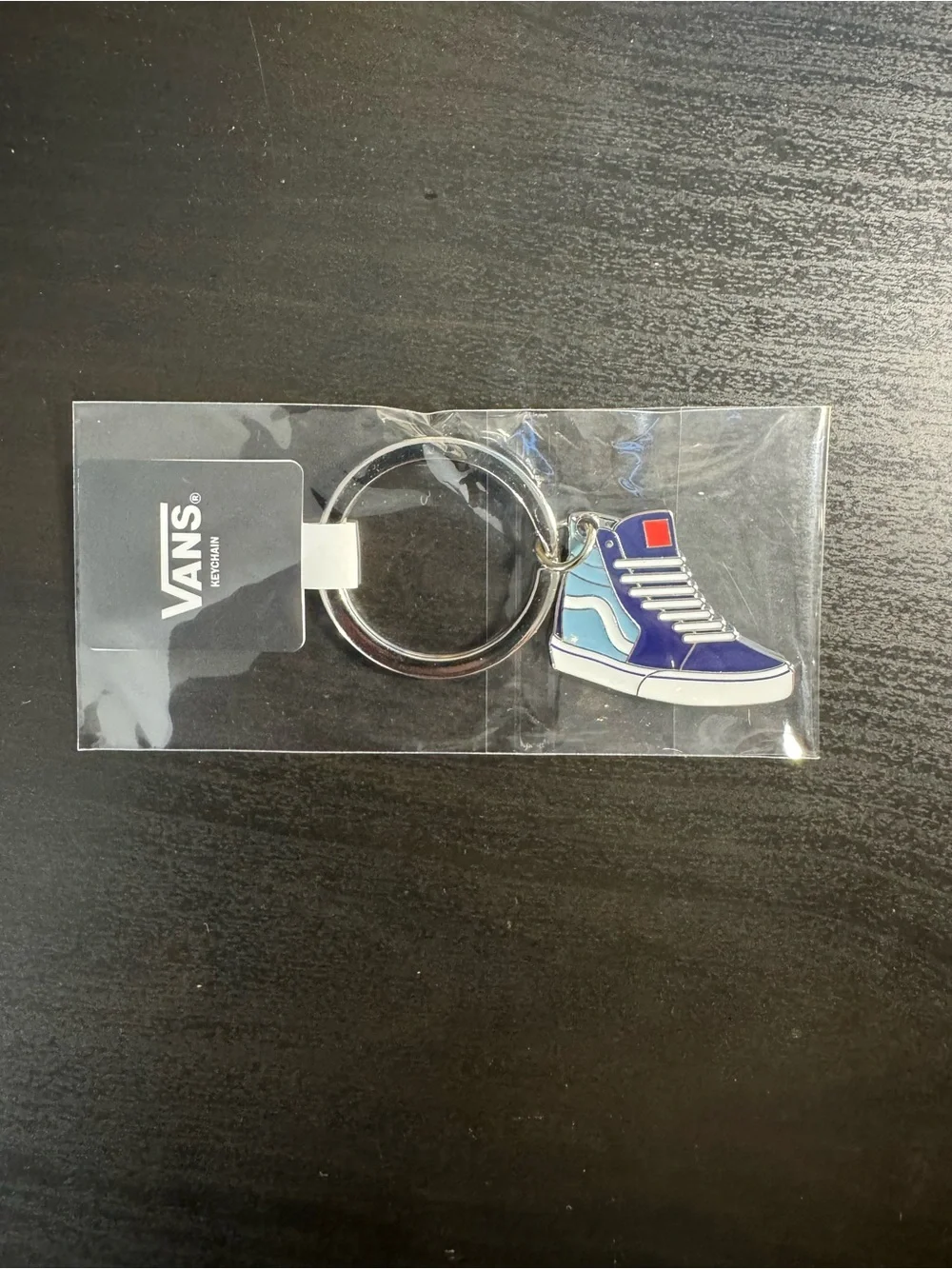 Vans Metallic Silver Sneaker Keychain